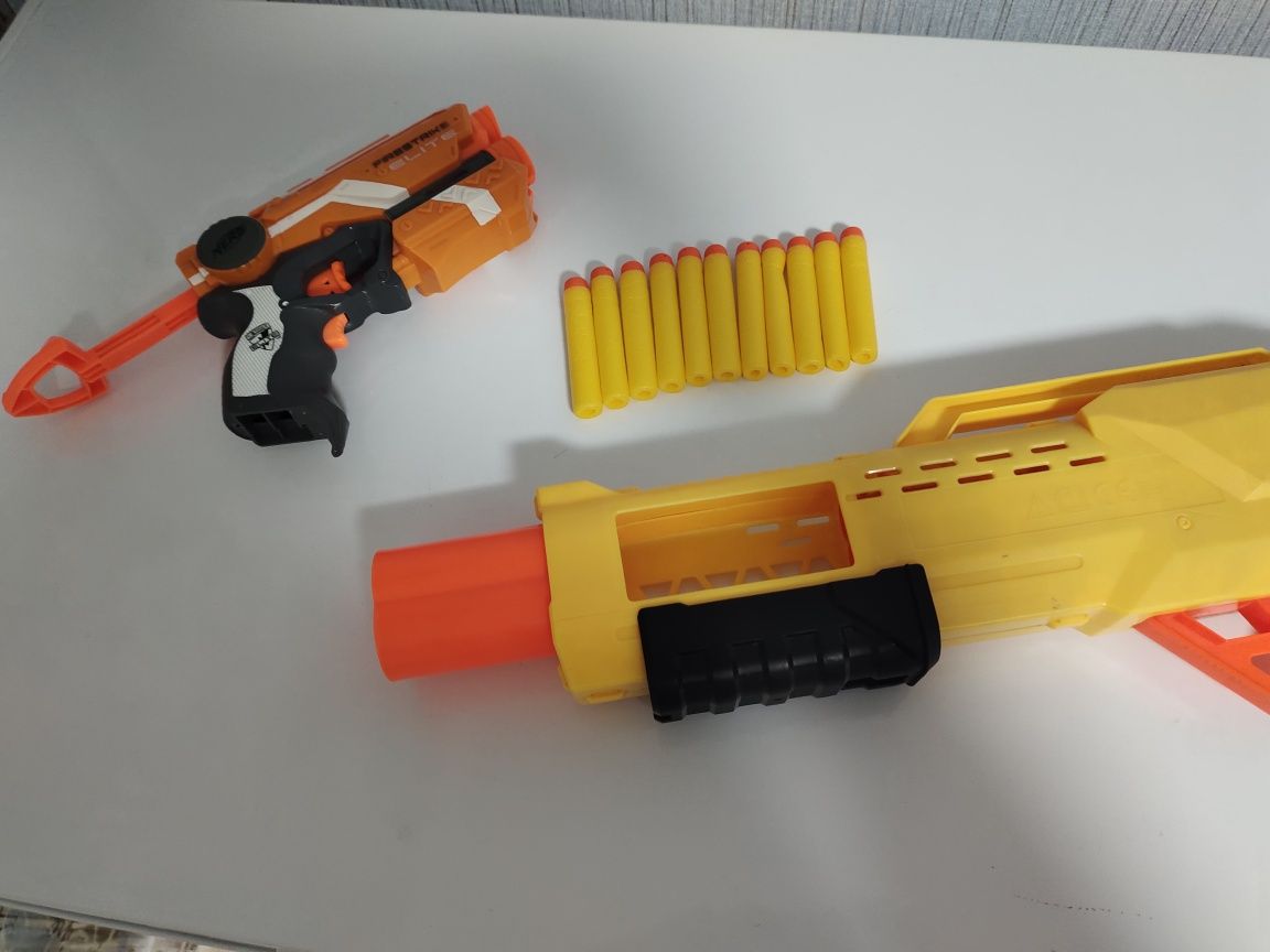 Nerf alpha strike + Nerf Firestrike ELITE+12 патронов