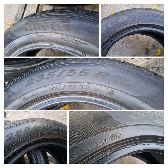 4бр. Спорт пакет 235/55/19 и 255/50/19 Pirelli Scirpion Winter 2022