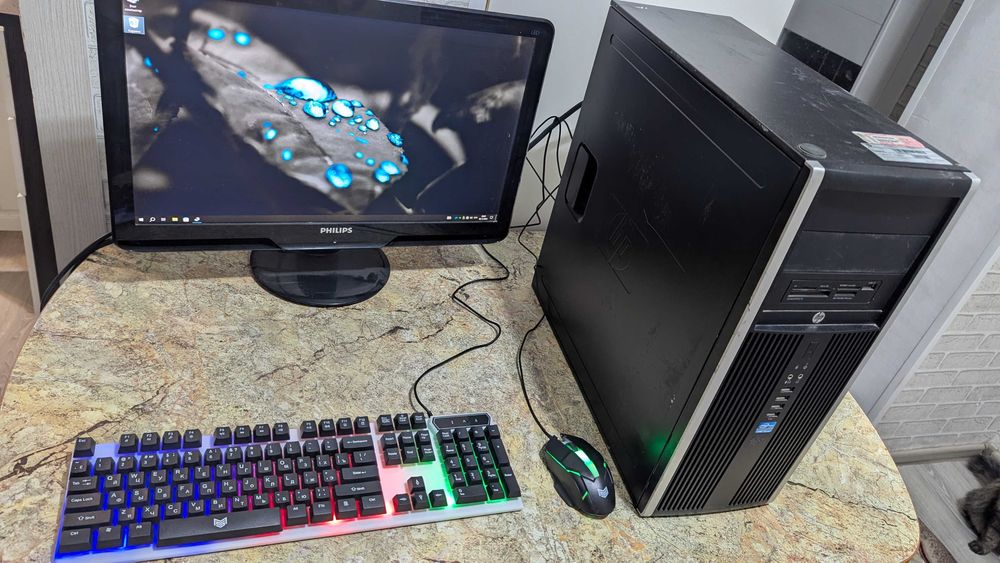 Игровой компьютер комплект  16 Гб оперпамяти ssd 256 Гб GTX 1050ti