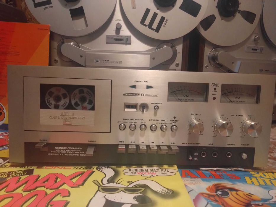 Deck AKAI GXC-730d  Auto Reverse Recording in Ambele Sensuri