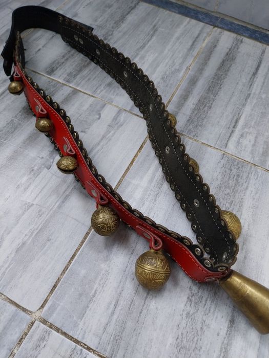 Ribon piele cu clopoței