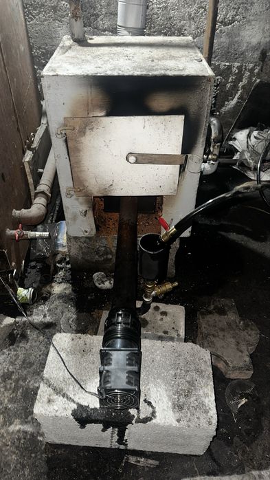 Продам готовую печь работающей на отработке