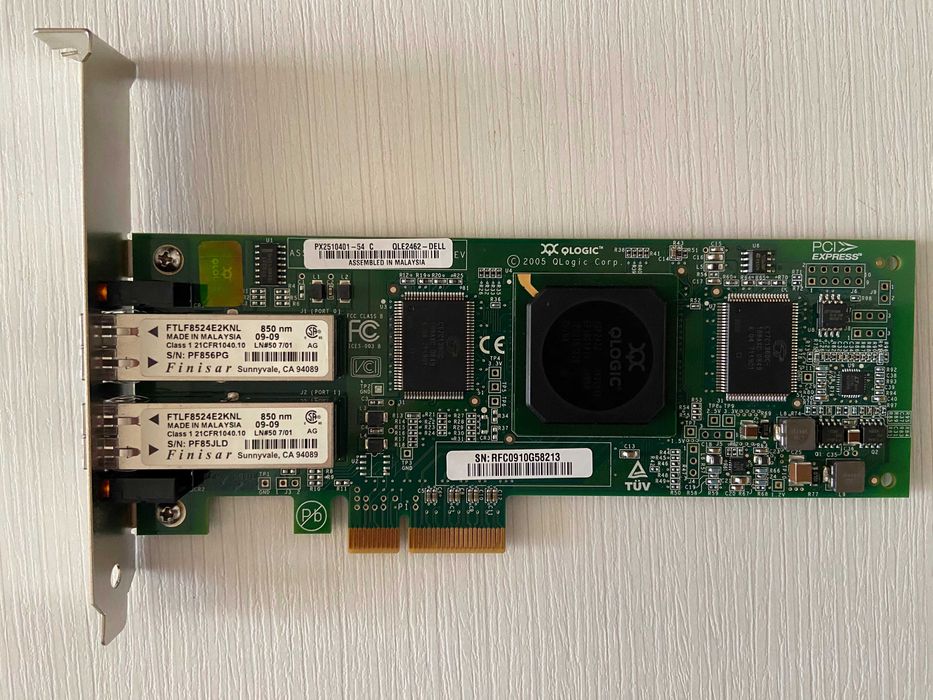 QLogic QLE2462 4Gb Dual Port Fibre Channel HBA адаптер