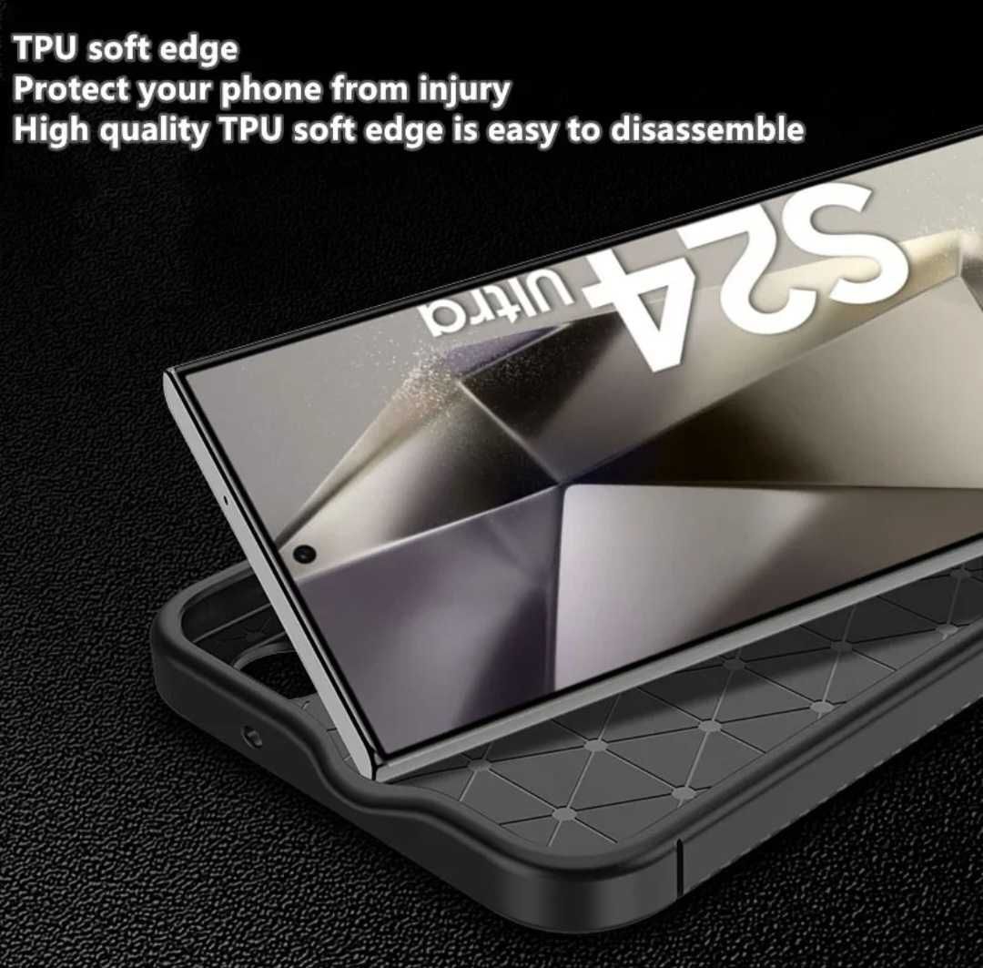 Samsung S24 . S24 Plus . S24 Ultra - Husa Model Carbon (cod01)