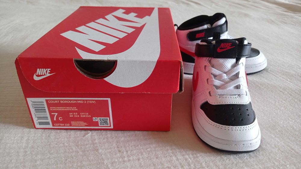 Маратонки кецове Nike Court Borough mid 2 (TDV) 23,5