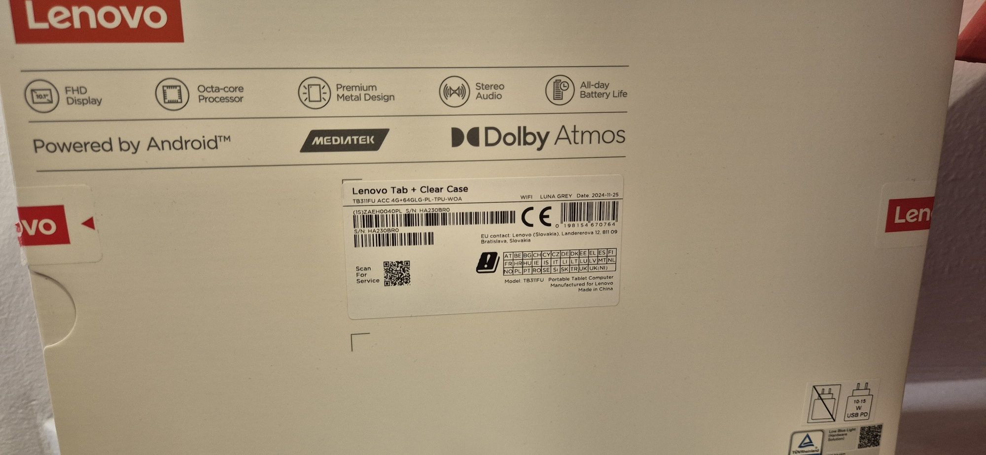 Tabletă Lenovo Tab K10 Gen 2 + Husă cu suport