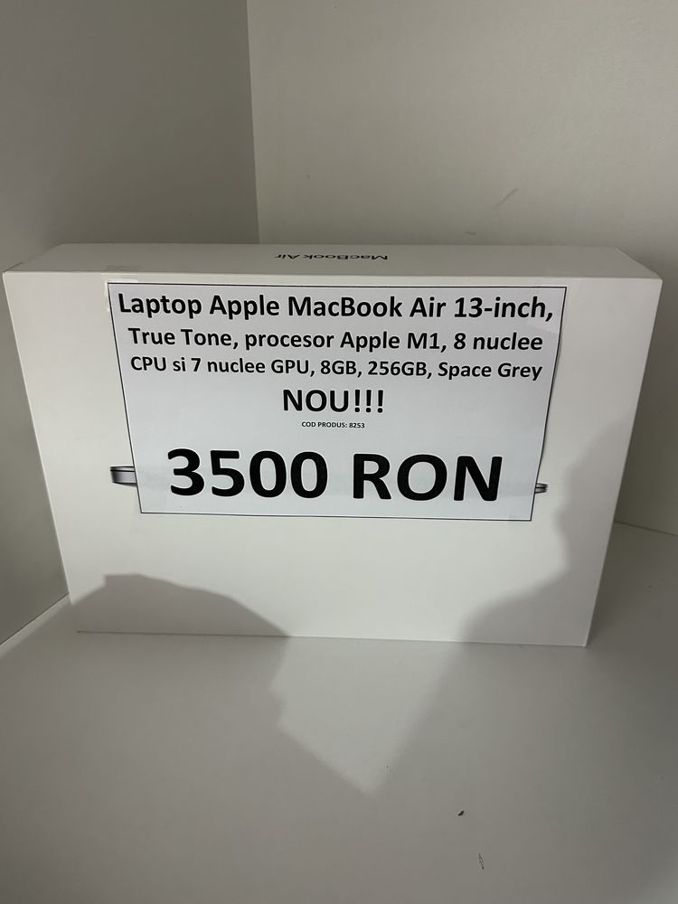 MacBook Air 13-inch, M1, 8GB Ram, SSD 256GB Nou