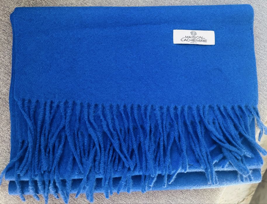 Топъл и мек шал с вълна и кашмир