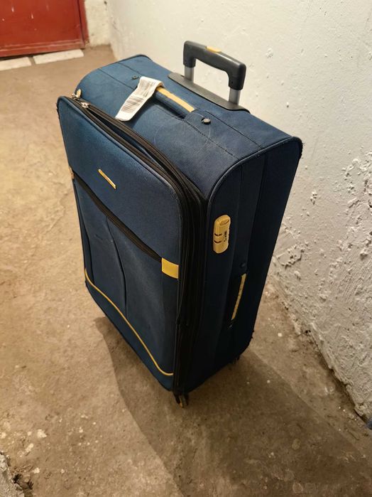 Troler mare de cala Lamonza, 78x47x29 cm, 3.5 kg, expandabil 30%