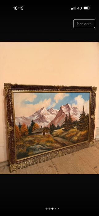 Tablou vintage pictat