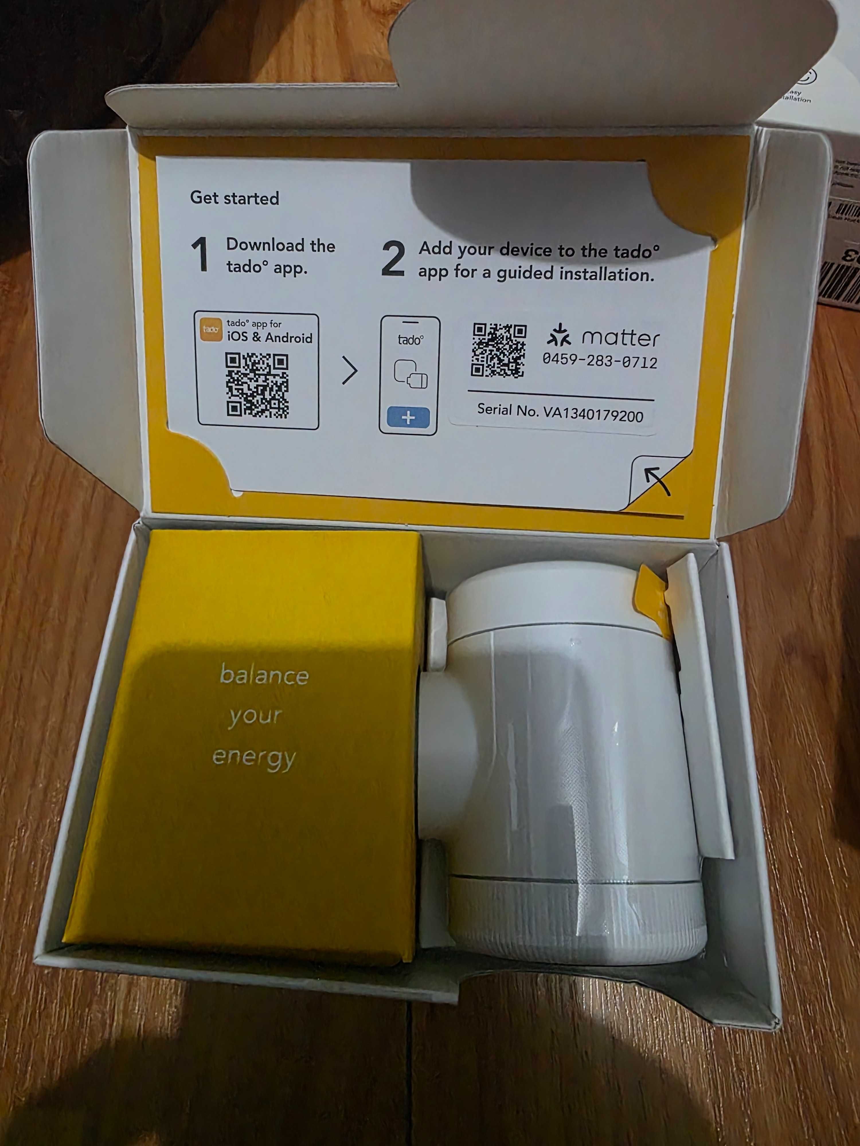Cap robinet termostat pentru calorifer smart Tado Smart Radiator X
