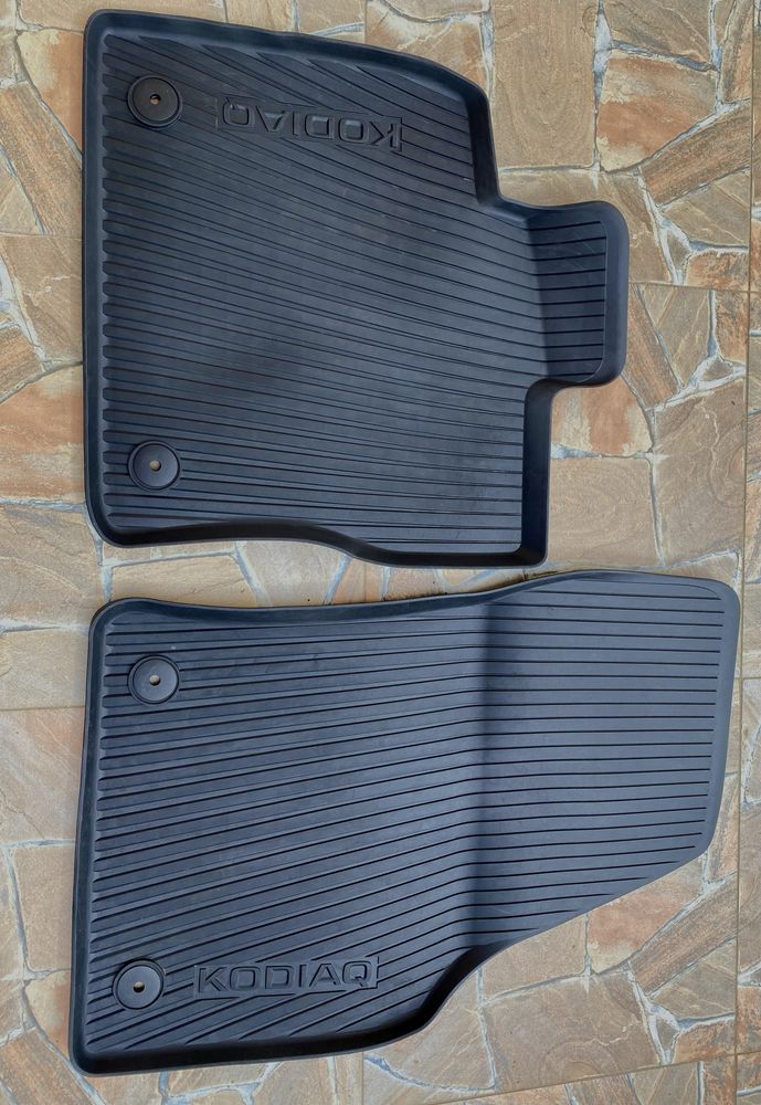 Set 4 covorase de cauciuc originale Skoda Kodiaq