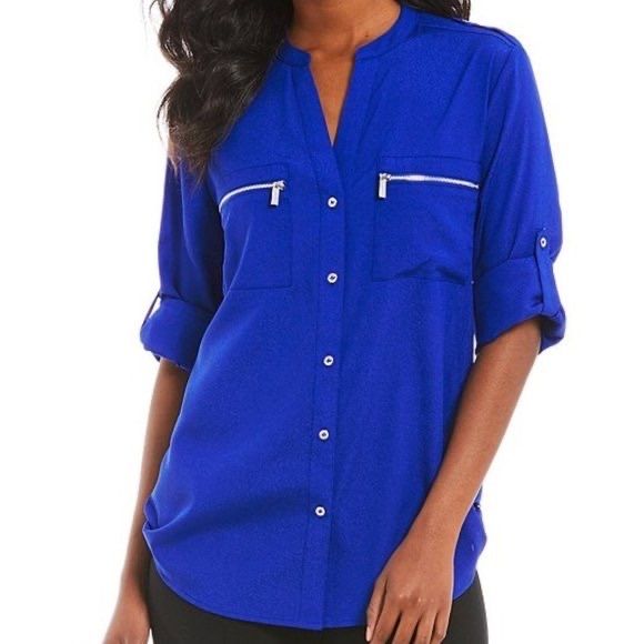 Синя риза Calvin Klein