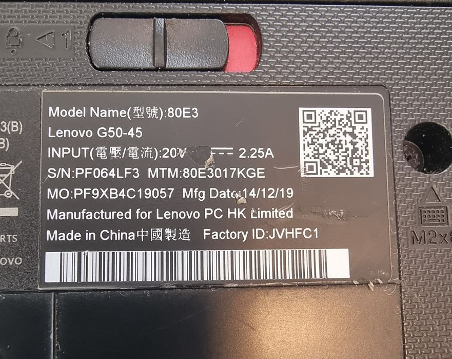 Лаптоп Lenovo G50-45 за части