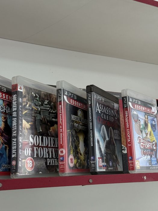 Диски для PlayStation 3 FIFA 19, Far Cry 4, Uncharted 2: Amond Thieves