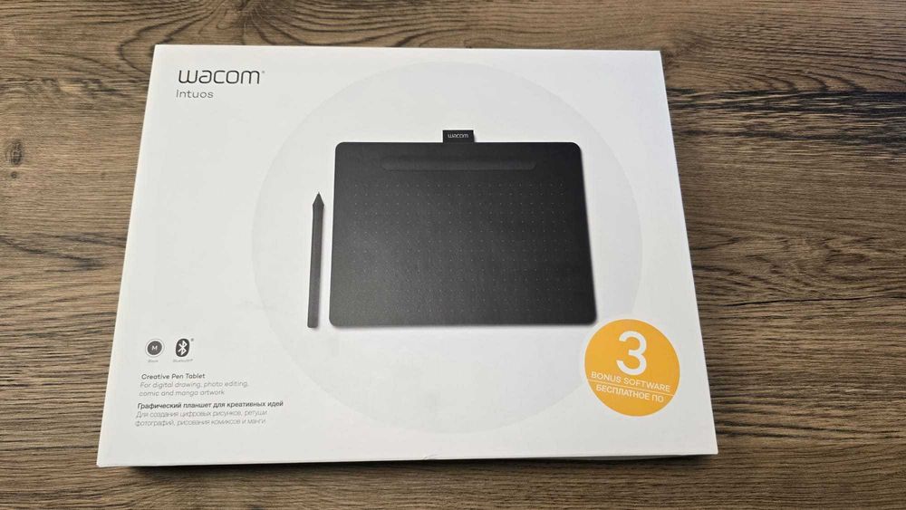 Tableta grafica Wacom Intuos M Bluetooth, Negru