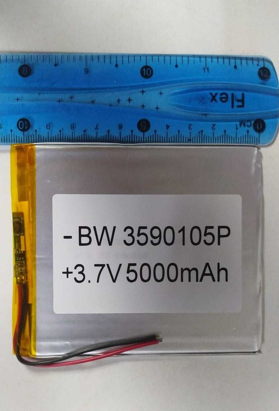 Литий-полимерный аккумулятор (102X90X3mm) 3,7V 5000 mAh