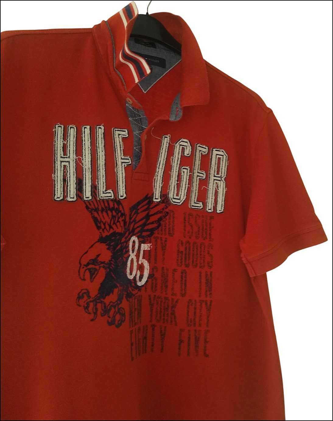 Tommy Hilfiger Поло Тениска Къс Ръкав XL гръден кош 100-115 см Casual