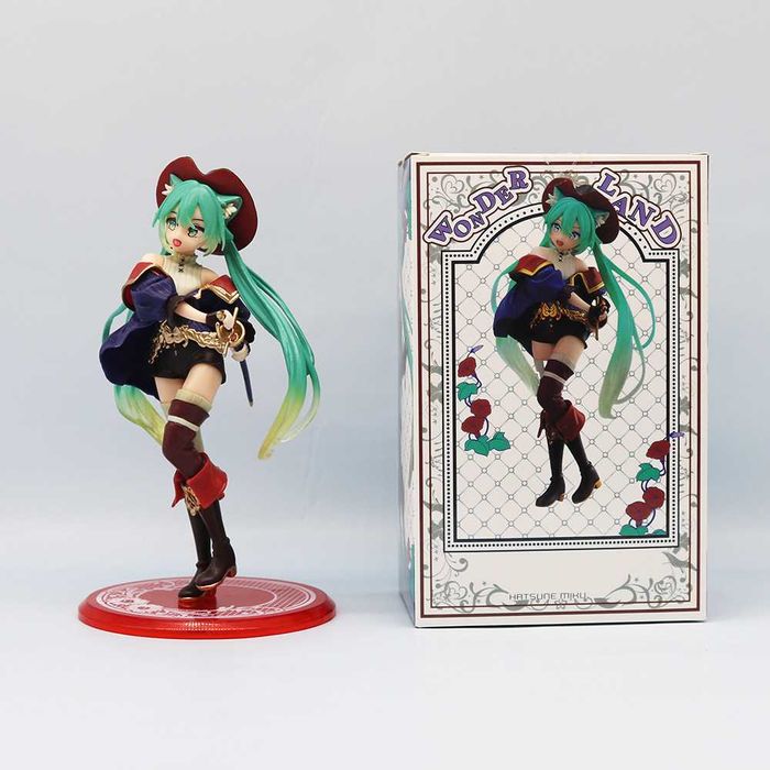 Figurina Anime Vocaloid - Hatsune Miku Wonderland Puss in Boots, Cutie