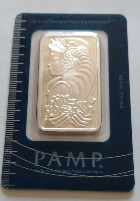 Сребърно кюлче ,, PAMP "  1 унция