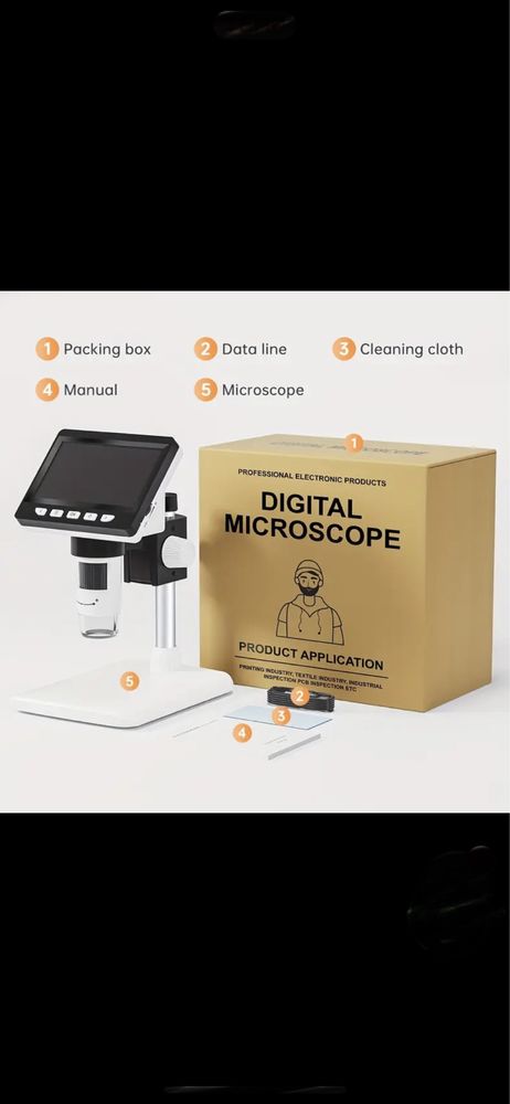 Microscop Digital 4.3 inch ,Zoom 1x1000x,NOU
