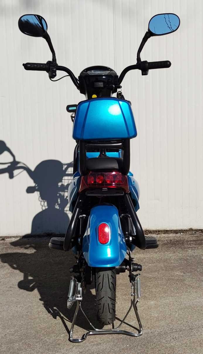 Електрически скутер 350 вата модел MK-K син цвят 20Ah батерия