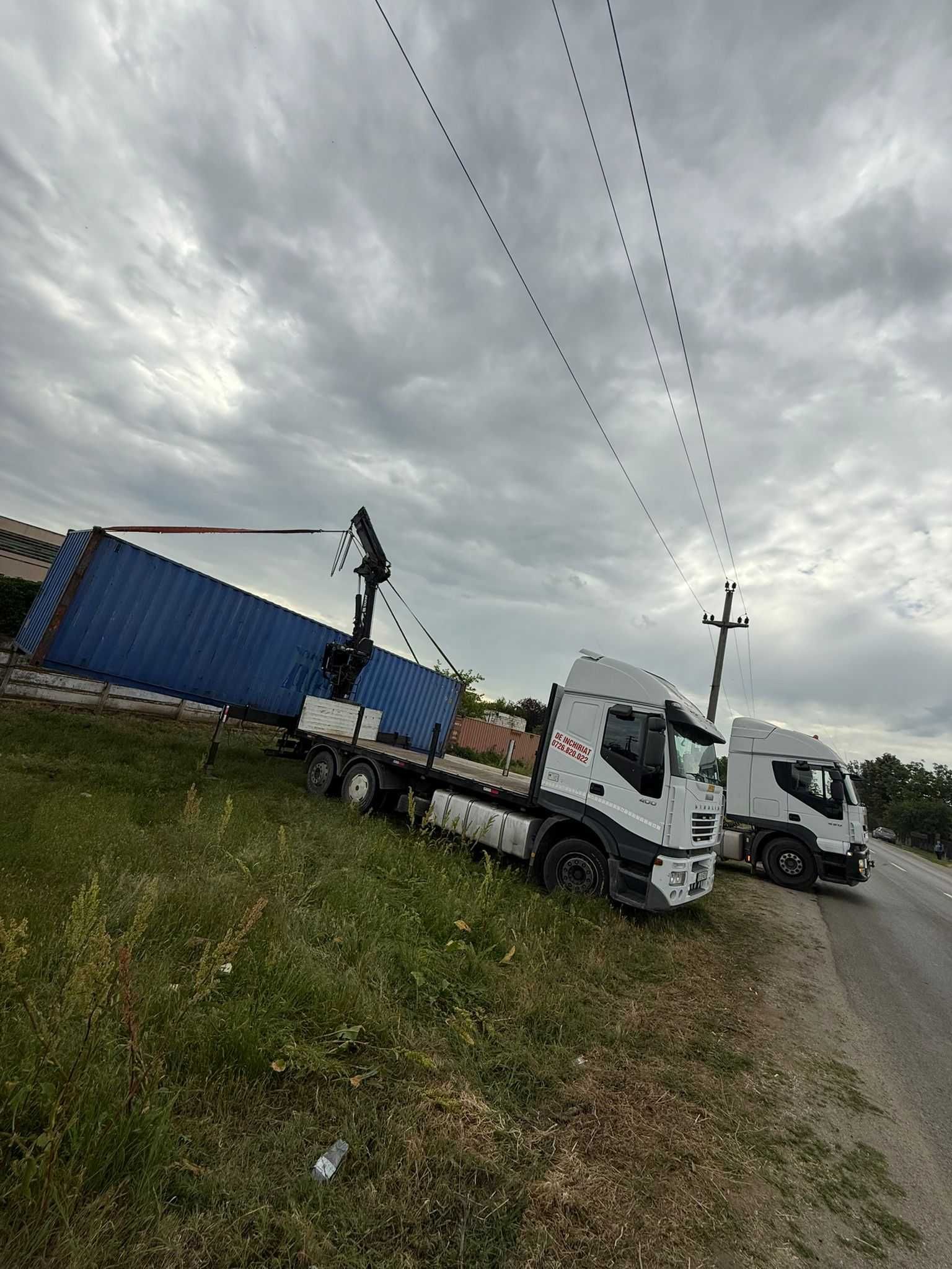Inchiriez automacara cu platforma, Prestari servicii de santier