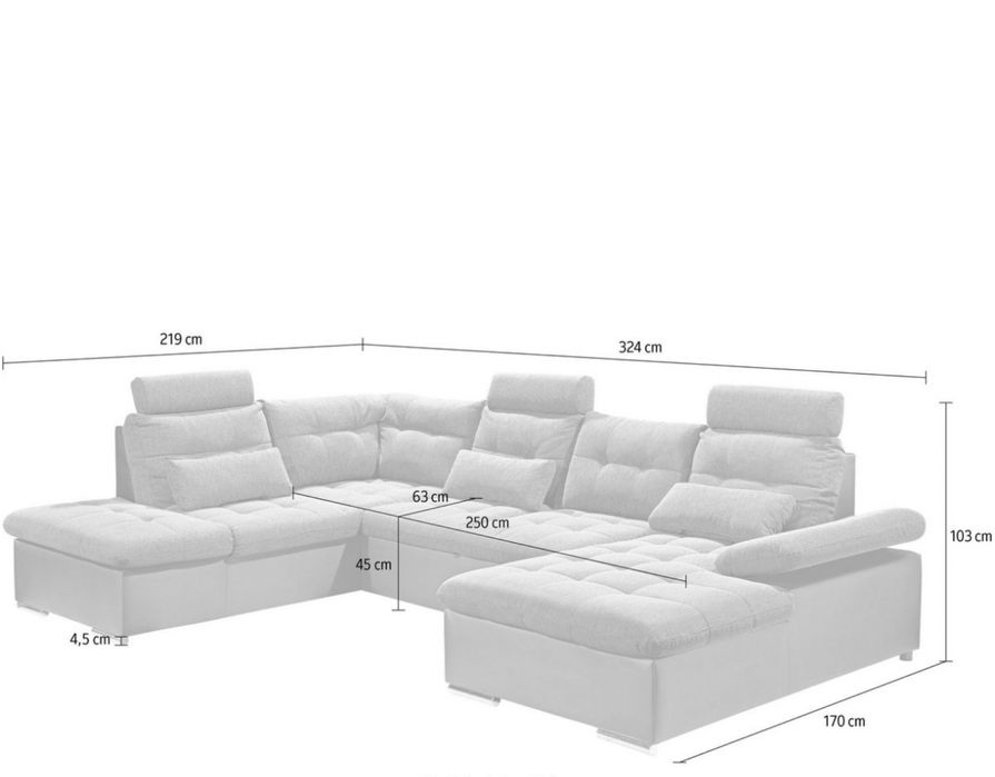 Coltar extensibil in forma de ,,U”