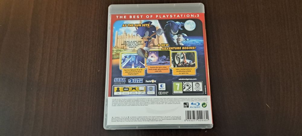 sonic unleashed ps3 game игра playstation
