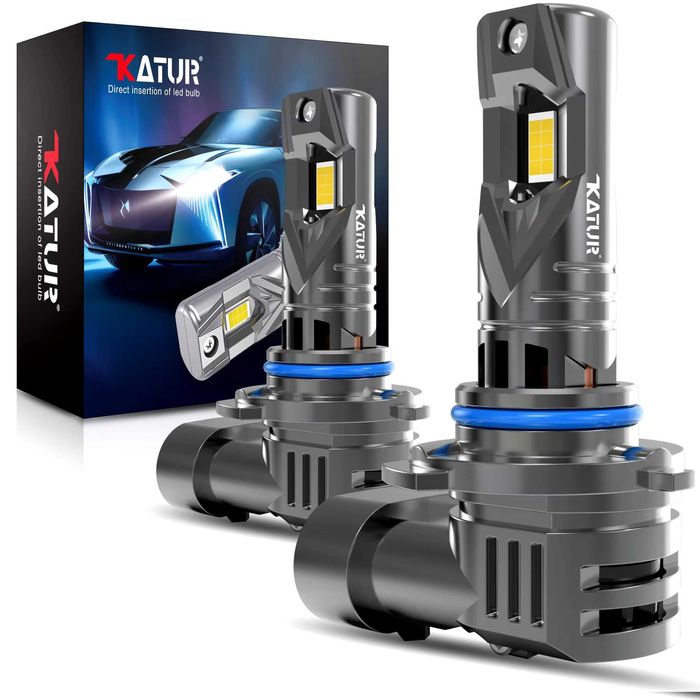 Becuri Led auto Katur HIR2, cod 9012, bec de 100W, lumina 6000K