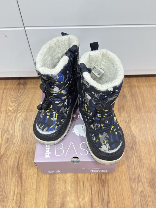 Детские зимние сапожки с натуральным мехом, 26 размер