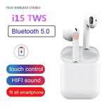 Топ модел безжични Bluetooth слушалки i15 TWS със сензорно управление