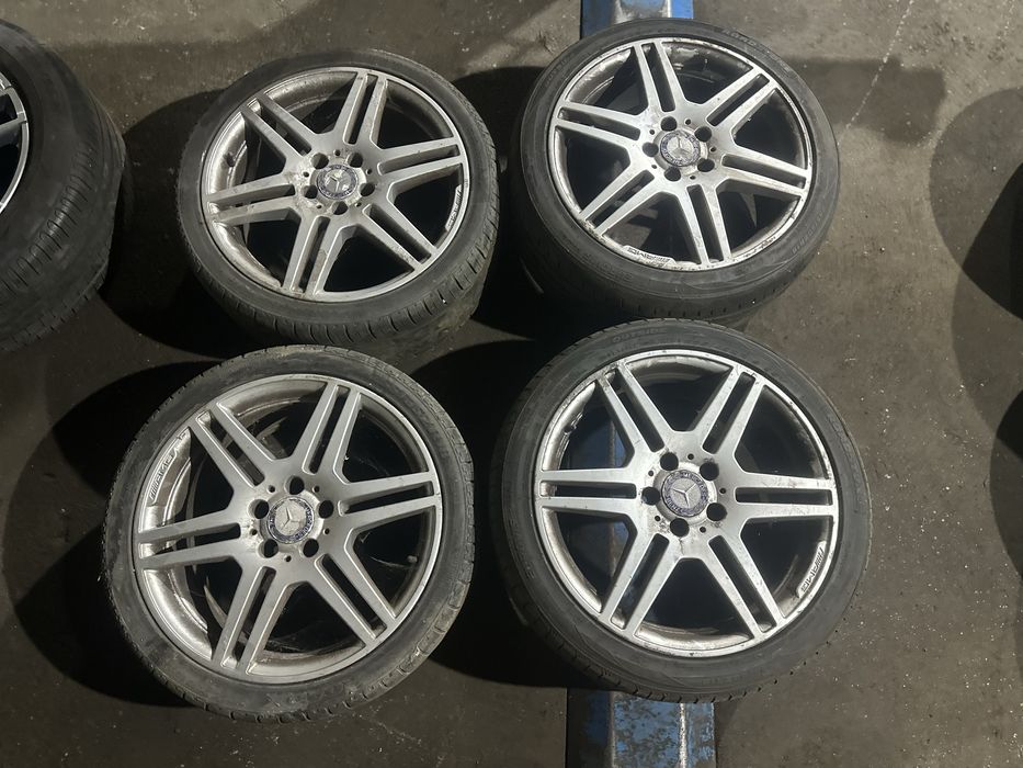 SET ROTI R18 AMG ORIGINALE jante +anvelope Mercedes w204 w212 W218 ETC