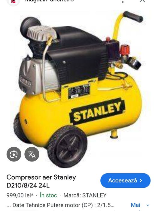 Compresor stanley 24L