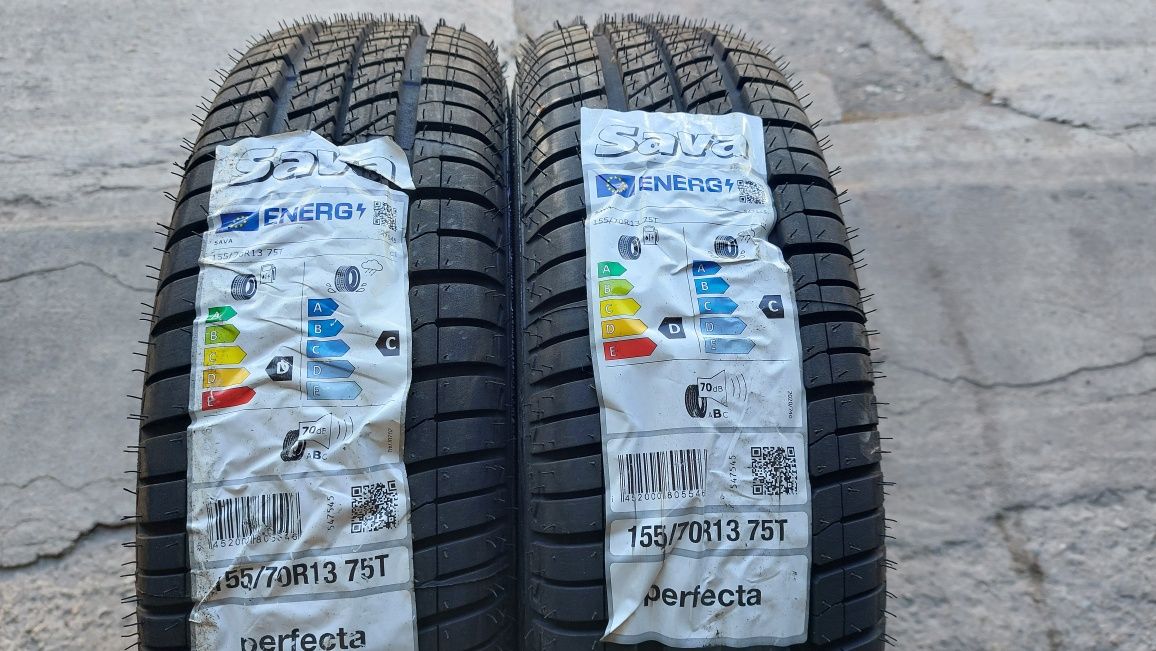 Нови гуми 155/70/13 Sava Perfecta 2 броя