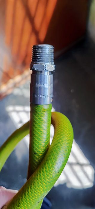 Furtun presiune coloană gaz natural pentru aragaz,  2 buc.teu pexal