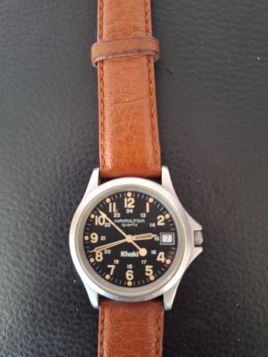 Ceas Hamilton KHAKI Titan cu curea piele