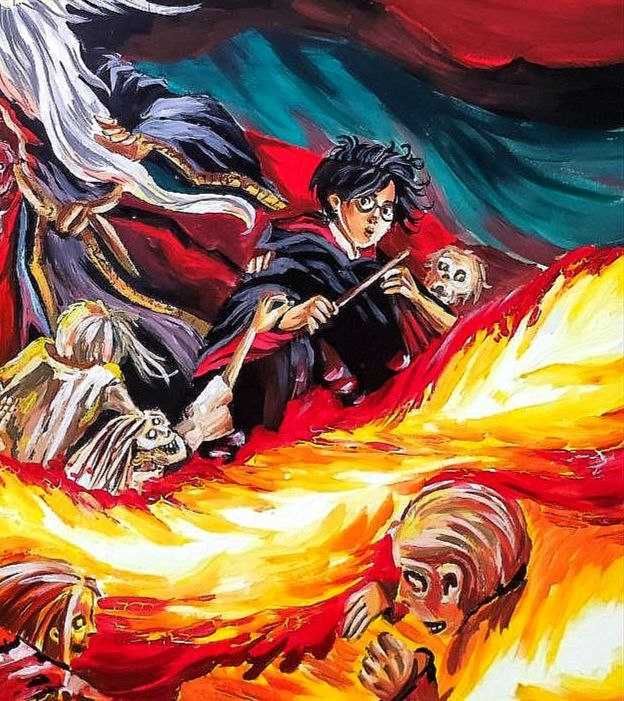 Интерьерная  картина  Garry Potter story.