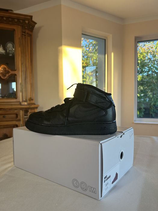 Nike Air Force 1 Mid „Triple Black” – Custom Nike By You, originali