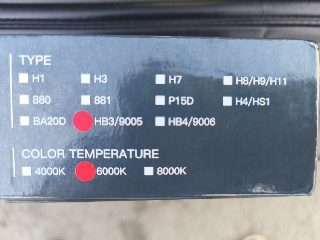 Led HB3/9005  6000k