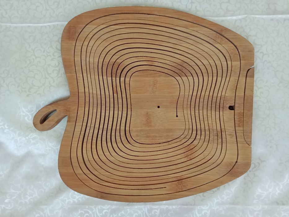 Деревянная фруктовница и набор для ванной комнаты и кухни СССР