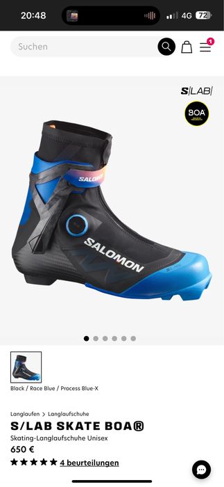 Ски за бягане Salomon s-lab boa (ски бягане)