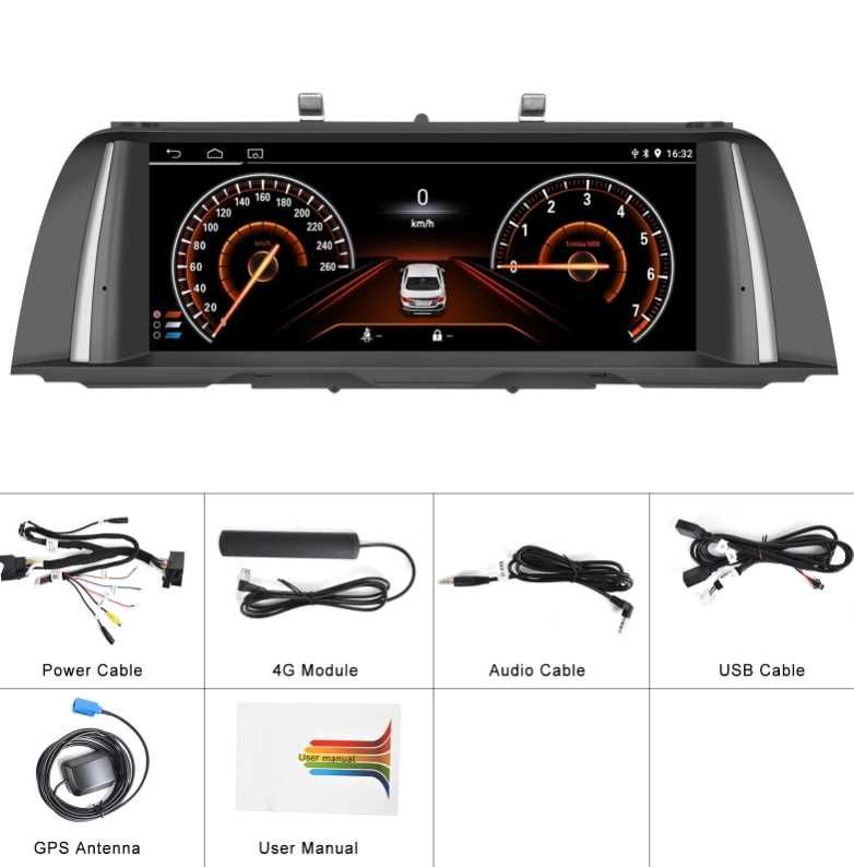 Navigatie BMW F10Varianta CIC, Android 11,6GB RAM,Carplay&Android auto