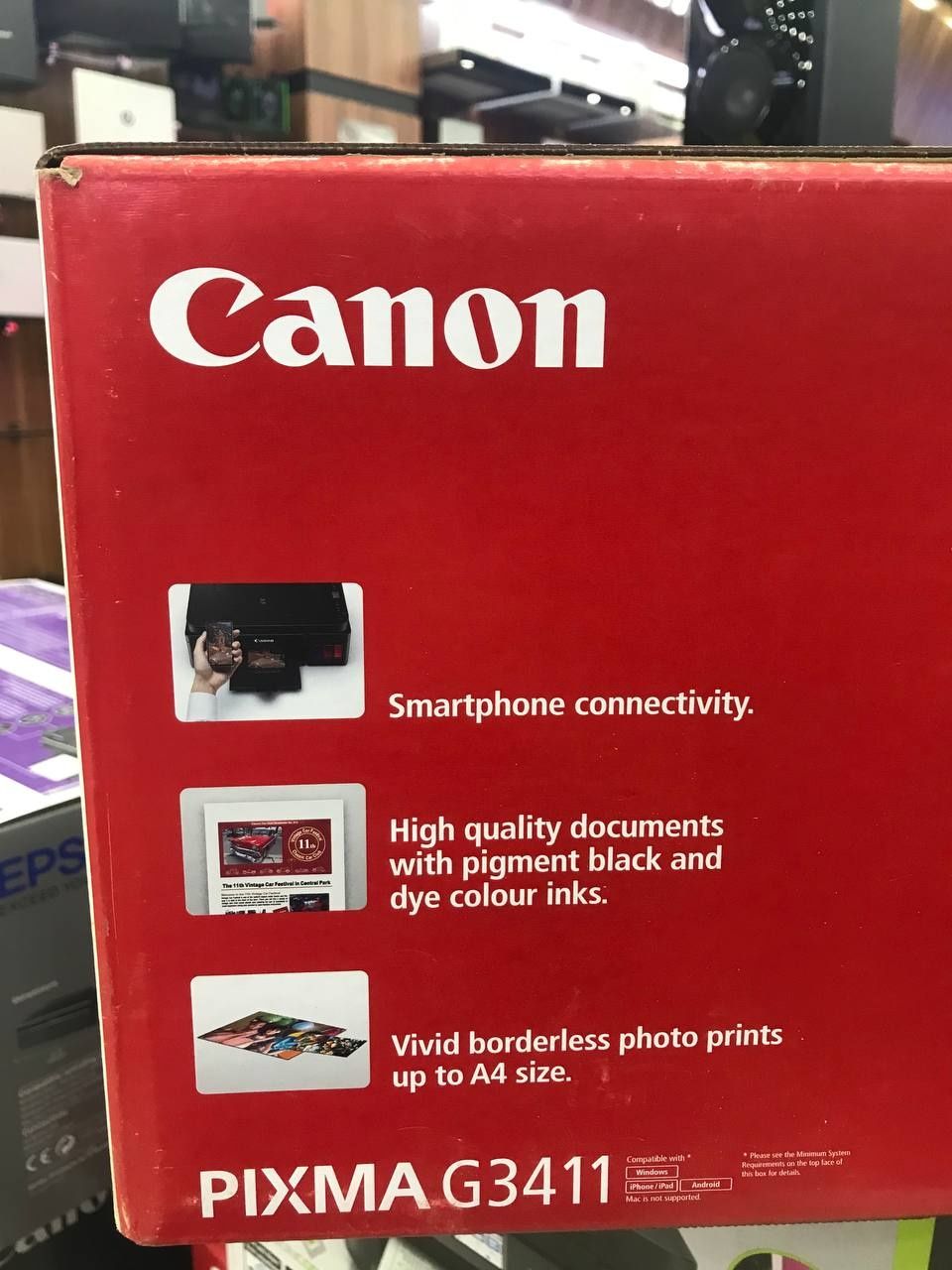 Новый ! МФУ Canon PIXMA G3411 Цветной 3 в 1 +WIFI