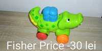 Jucărie interactiva Fisher Price crocodil push and go