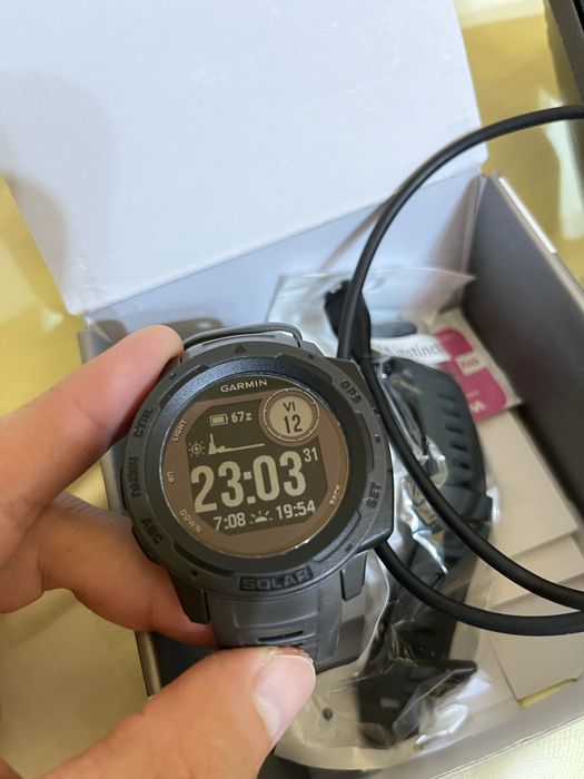 Garmin Instinct Solar (curea rezerva, folie display)smartwatch