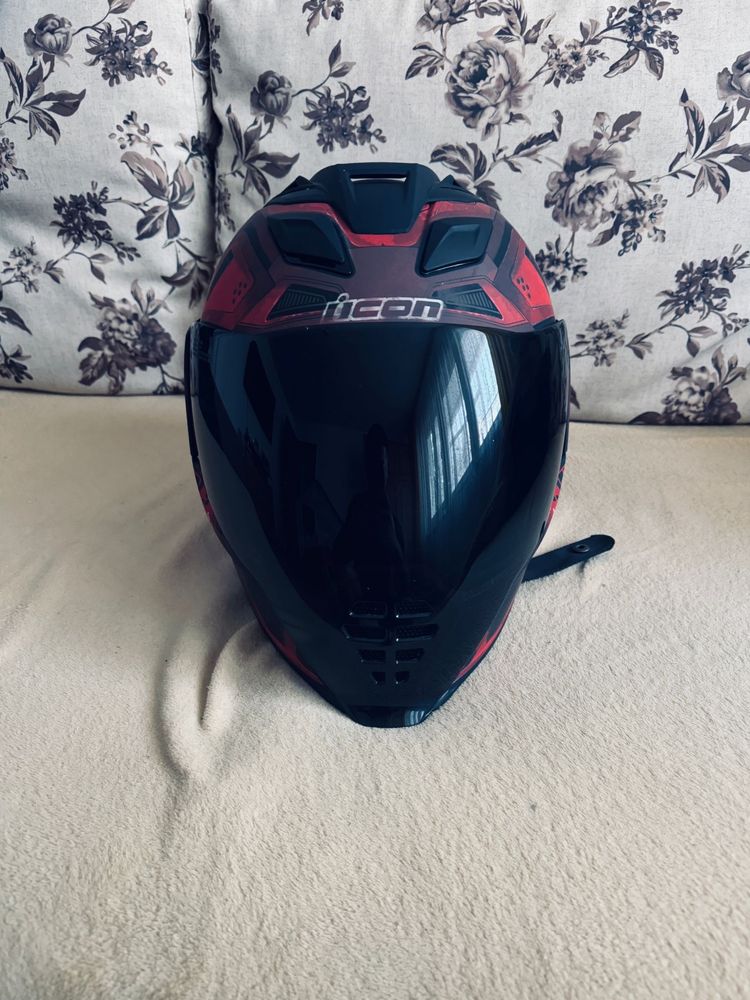 Casca moto Icon Airflite Blockchain RedHelmet