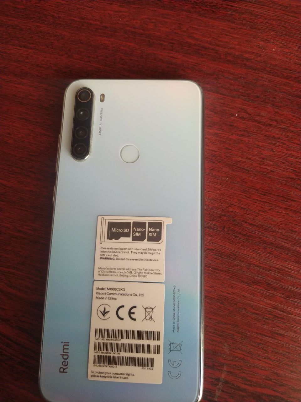 Redmi note 8T 4/64