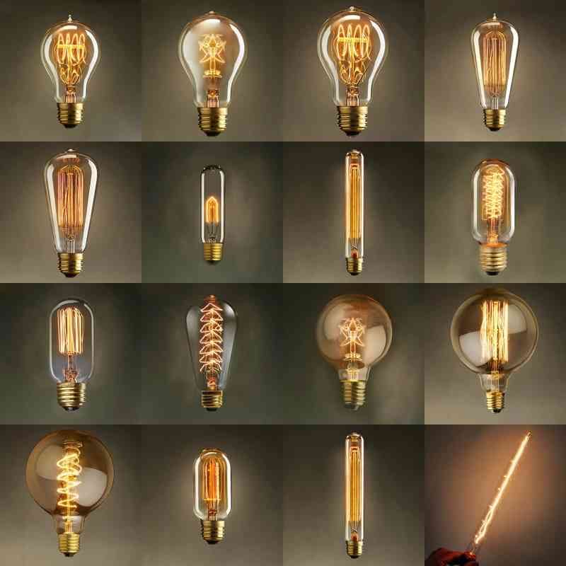 Декоротивные лампочки Эдисона
