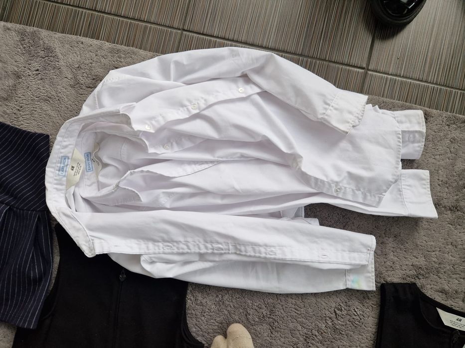 Set 2 sarafane+2 camași+ fusă H&M 7-8ani 122-128